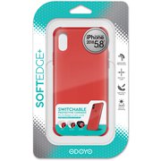 PH3701RD ソフトエッジ/バーガンディレッド for iPhone XS [iPhone XS用]