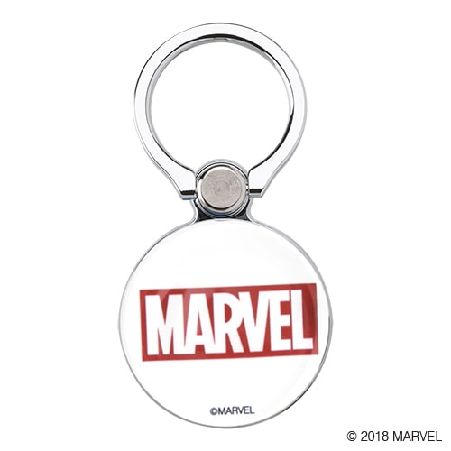 Marvel マーベル キャラクター Iface Finger Ring Holder アウターサークルタイプ ロゴ レッド バンカーリング