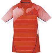 レディースゲームシャツ T1701 レッド(27) Lサイズ [テニスウェア ポロシャツ レディース]