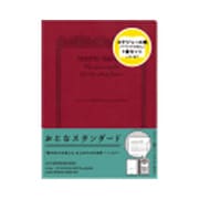 CDスケジュール帳 フリータイプ+CDノートウェア A6サイズ用 レッド CDV18F-RD