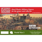 2V20029 イギリス軍 セクストンMk.II 自走砲 前期型/後期型 車両×3 [1/72スケール プラモデル]