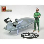 PH9912 ブラボー火星人 マーティンおじさん＆宇宙船 完成品 [1/18スケール 塗装済プラモデル完成品]