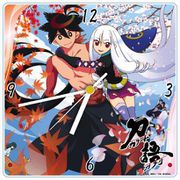 刀語 アクリル掛時計 とがめ＆鑢七花 B [キャラクターグッズ]