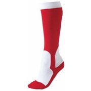 BK250S 6400 1921 [少年野球 イージーソックス レッド 19-21cm BK250S]