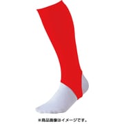 BK85A 6400 [野球 ソックス（ストッキング） 超ローカットストッキング レッド フリーサイズ BK85A]