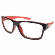 OUTDOOR PRODUCTS PCタイプ ブルーライトカット フレームカラー:ブラック/レッド レンズカラー:PCクリア ODP2025-4
