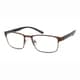 Reading Glasses Collection スタンダードシリーズ メンズ UN49 ブラウンマット/チェック ＋2.5