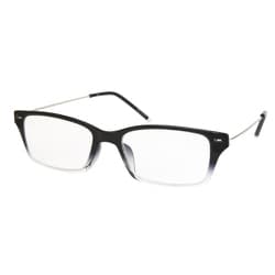 Reading Glasses Collection Air Reader メンズ AR03 ブラックハーフ/シルバー ＋3.5