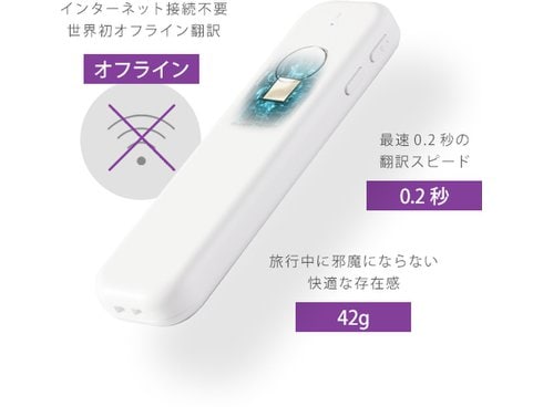 ヨドバシ.com - Logbar ログバー LM11-JA002A [オフライン音声翻訳機