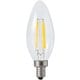 LED電球 電球色 シャンデリア型 E12 40W相当 LDC4LC40WE12T2