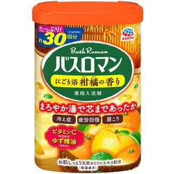 バスロマン にごり浴柑橘の香り 600g [入浴剤 にごり湯 温泉成分配合]
