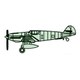 6279 メッサーシュミット Bf109T 艦上戦闘機 [プラモデル 1/350 艦船シリーズ]