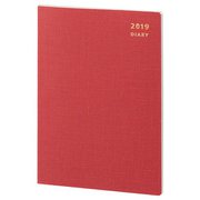 2019年版 ユニバーサルデザインダイアリーA6 レッド RFD1933R