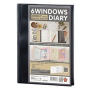 2019年版 6windowsダイアリーB6 ブラック RFD1942B