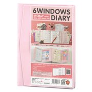 2019年版 6windowsダイアリーB6 ピンク RFD1942P