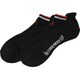 QG0074 N151 [抗菌防臭アンクル丈ソックス メンズ 25～27cm ブラック]