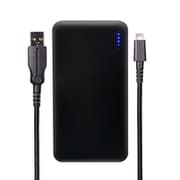 モバイルバッテリー スマートIC搭載 超タフmicroUSBケーブル付属 5,000mAh ブラック OWL-LPB5005K-BK