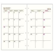 2019年 バイブルサイズ リフィル マンスリー DIARY 2色印刷 SBBRF-M-03