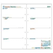 2019年 バイブルサイズ リフィル ウィークリー DIARY フルカラー印刷 SBBRF-W2-01