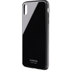 LP-IPLGSBK [iPhone XS Max用 背面ガラスシェルケース SHELL GLASS ブラック]