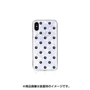 BM_I9SCSDLPE_JT [iPhone XS用ケース 薄型 スリム ハード カバー PolkaDotsWhite/JET for iPhone XS]