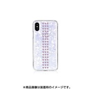 BM_I9SCSDLSW_LR [iPhone XS用ケース 薄型 スリム ハイブリッド ハード カバー StripeWhite/LIGHTROSE for iPhone XS]