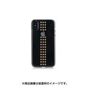 BM_I9SCSPCSR_GD [iPhone XS/X用ケース 薄型 スリム ハード カバー StripeClear/GOLD for iPhone XS/X]