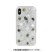 SE_I9SCSTPFH_CC [iPhone XS/X用 ケース キラキラ ラメ 入り ストラップ ホール 付き Flash2018/Conch for iPhone XS]