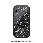 SE_I9SCSTPSF_BS [iPhone XS用ケース キラキラ ラメ 入り ハード ケース ストラップ ホール 付き StarField/BlackStar for iPhone XS]