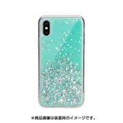 SE_I9SCSTPSF_MT [iPhone XS/X用 ケース キラキラ ラメ 入り ハード ケース ストラップ ホール 付き StarField/Mint for iPhone XS]