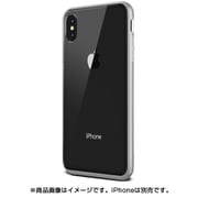 VR_I9LCSDLCR_SV [iPhone XS Max用ケース 耐衝撃 ハイブリッド 薄型 スリム 透明 ソフト カバー VRSDESIGN CrystalBumper(MIL)/SteelSilver]