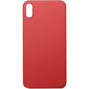 EL_I9LCSPPIC_RD [iPhone XS Max用ケース 薄型 0.5mm 極薄 シンプル デザイン スリム ハード カバー INNERCORE/Red]