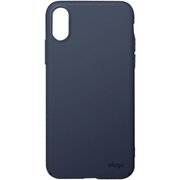 EL_I9SCSPCF1_JI [iPhone XS/X用 ケース 薄型 ストラップホール付き シンプルデザイン ポリカーボネイト スリムハードカバー 側面 フルカバー タイプ SLIMFIT/JeanIndigo for iPhone XS]