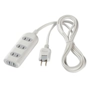2ピン式電源タップ 4個口 3m ホワイト BCTAPST2430WH