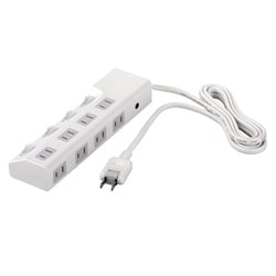 電源タップ 8個口 個別スイッチ4個 1.5m ホワイト BCTAPSD2815WH