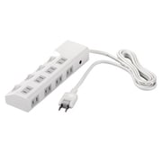 電源タップ 8個口 個別スイッチ4個 1.5m ホワイト BCTAPSD2815WH