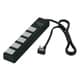 2ピン式電源タップ 10個口 1.5m ブラック BCTAPSD21015BK