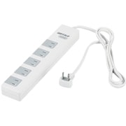 2ピン式電源タップ 10個口 1.5m ホワイト BCTAPSD21015WH