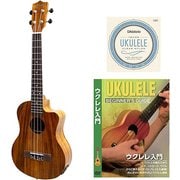 ウクレレ テナーサイズ ピックアップ付き仕様 コア材 ギアペグ仕様 YU-T-01KE 教則DVDセット