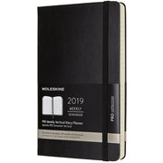 2019年手帳 プロウィークリーバーチカル Large ブラック DHB12PRO3Y19