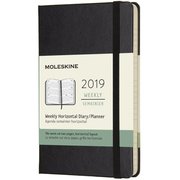 2019年手帳 ウィークリーホリゾンタル Pocket ブラック DHB12WH2Y19