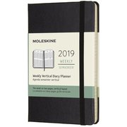 2019年手帳 ウィークリーバーチカル Pocket ブラック DHB12WV2Y19