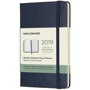 2019年手帳 ウィークリー Pocket サファイアブルー DHB2012WN2Y19