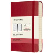 2019年手帳 デイリー Pocket レッド DHF212DC2Y19