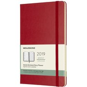 2019年手帳 ウィークリー Large レッド DHF212WN3Y19