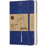 2019年手帳 デイリー Pocket ハリーポッター ブルー DHP12DC2Y19