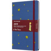 2019年手帳 ウィークリー Large 星の王子さま ブルー DPP12WN3Y19