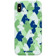 IP58MOOCAGR [iPhone XS用 Moomin（ムーミン） CamoGreenTones 背面カバーケース]