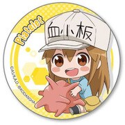 ぎゅぎゅっと 缶バッチ はたらく細胞 血小板 [キャラクターグッズ]