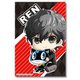 ぎゅぎゅっと BIGスクエア缶バッチ PERSONA5 the Animation 雨宮 蓮 [キャラクターグッズ]